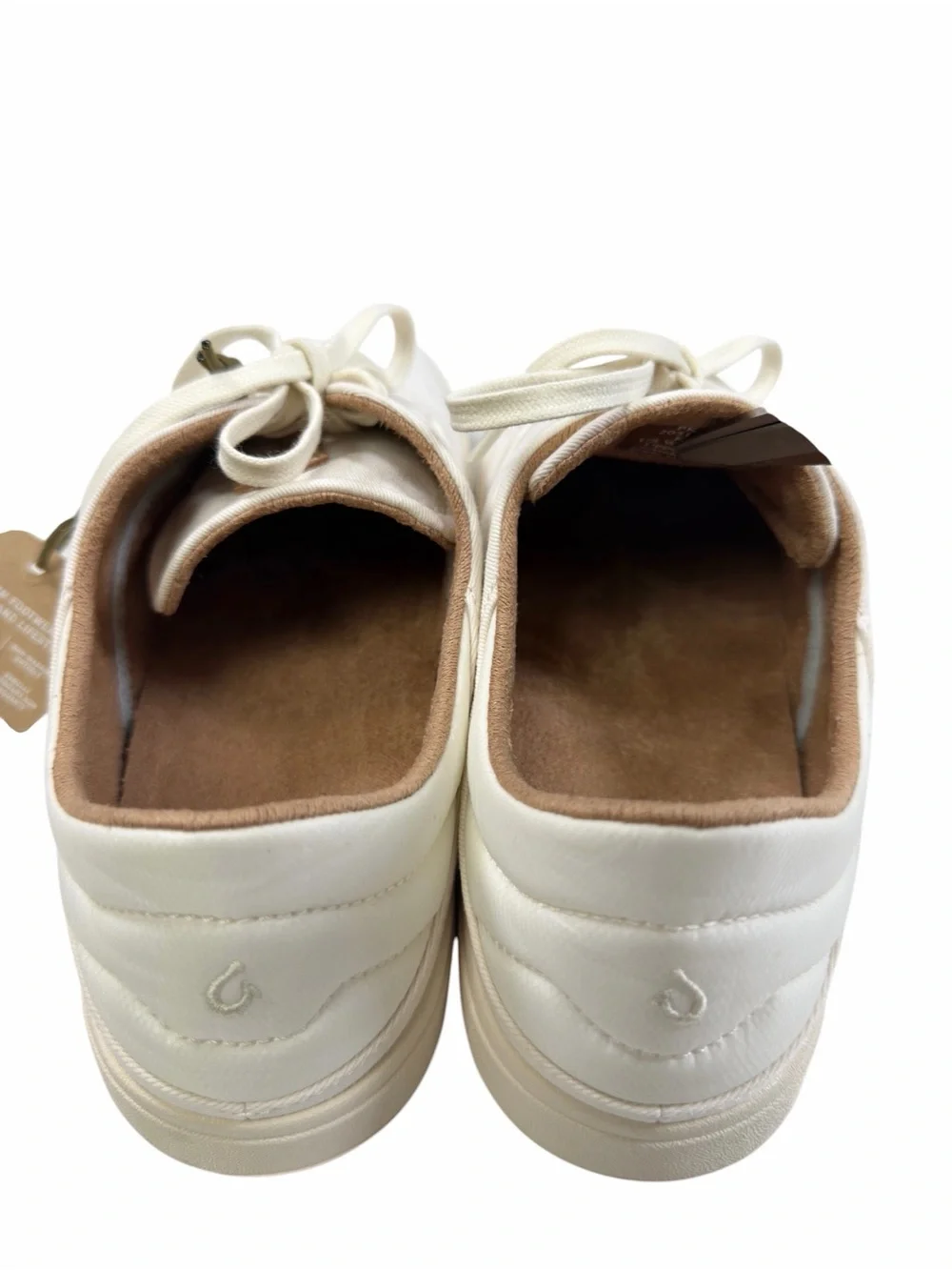 Olukai Kohu Canvas Sneakers in Off-White Color Women’s Size 10